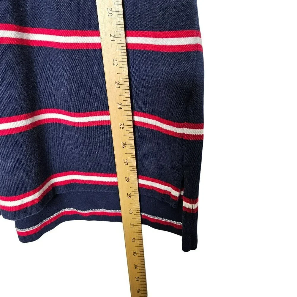 Polo By Ralph Lauren Mens Striped Short Sleeve Polo Shirt XL Blue Red White‎